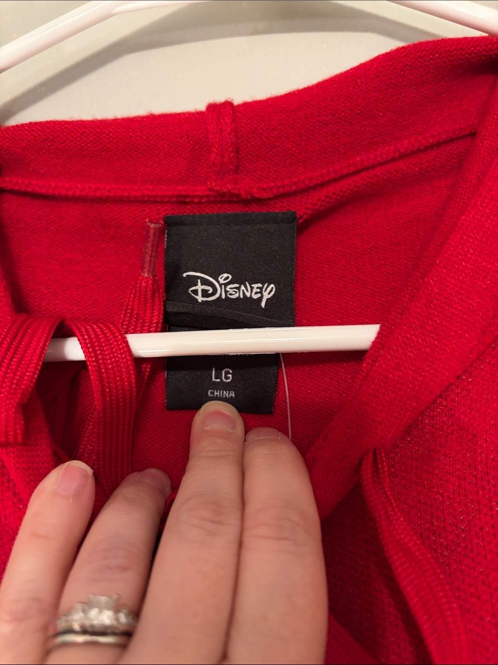 Disney Red Baymax Zip-Up Cardigan Sweater with Hood - Picture 2 of 3